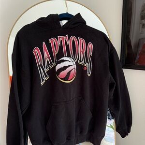 Vintage Black Raptors Sweater